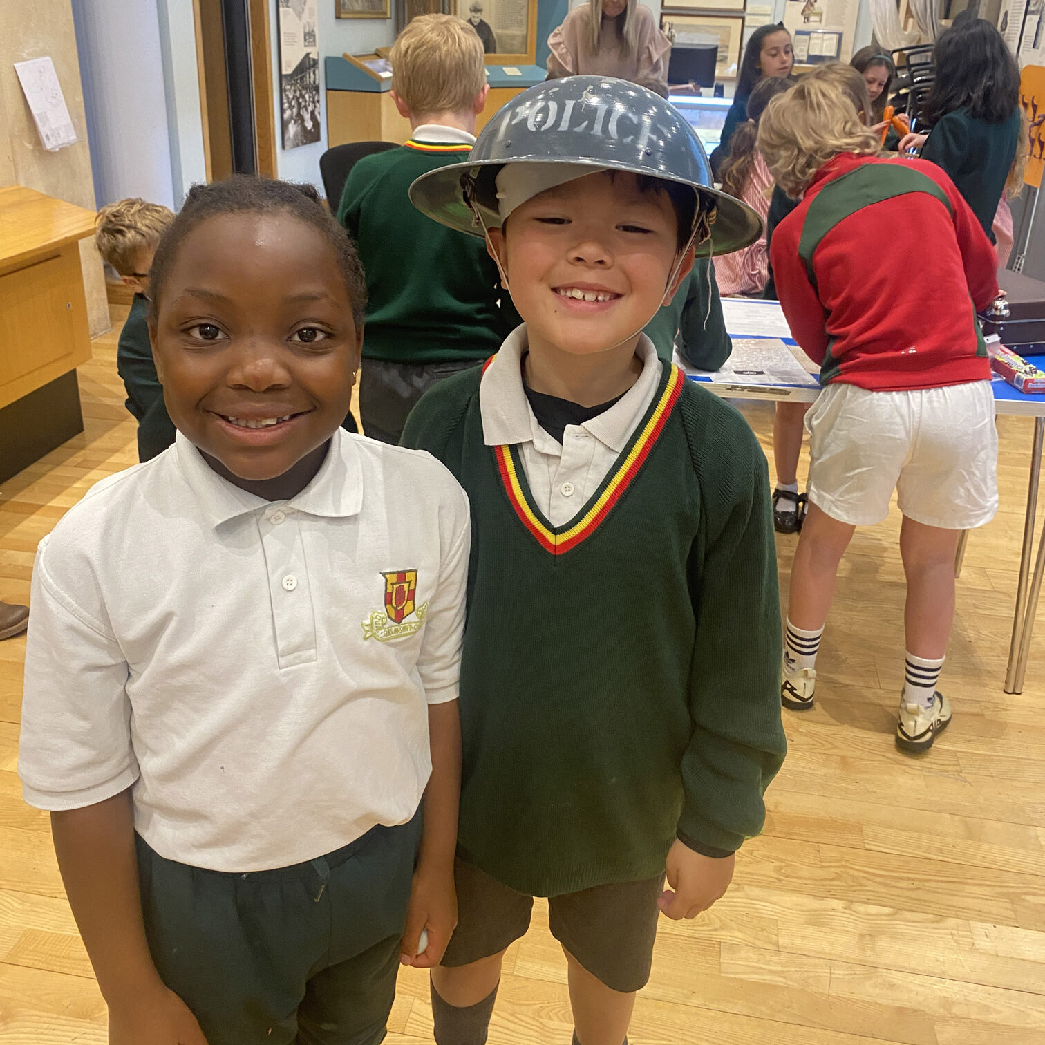 Students posing for a photo